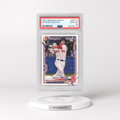 2021 Bowman Draft #BD174 Marcelo Mayer (PSA 10 GEM MINT)