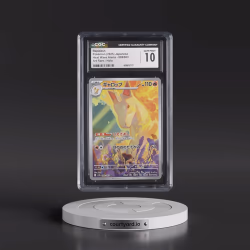 2025 Pokémon Sv9a-Heat Wave Arena #069 Rapidash - Art Rare (CGC 10 GEM MINT)