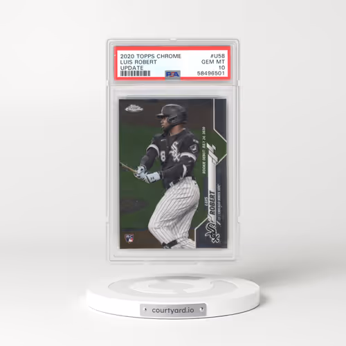 2020 Topps Chrome Update #U58 Luis Robert (PSA 10 GEM MINT)