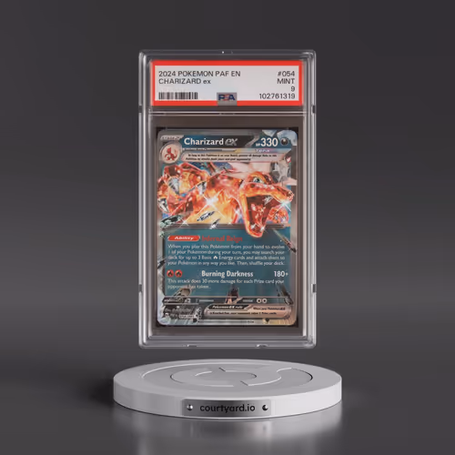 2024 Pokémon Paf EN-Paldean Fates #054 Charizard EX - Holo (PSA 9 MINT)