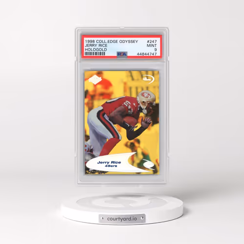 1998 Collector's Edge Odyssey #247 Jerry Rice - Hologold (PSA 9 MINT)