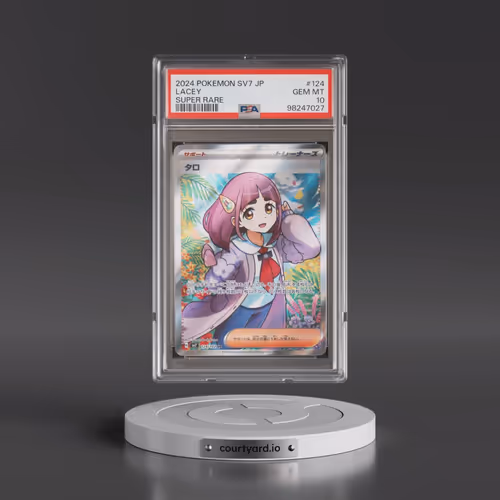 2024 Pokémon SV7-Stellar Miracle #124 Lacey - Super Rare (PSA 10 GEM MINT)