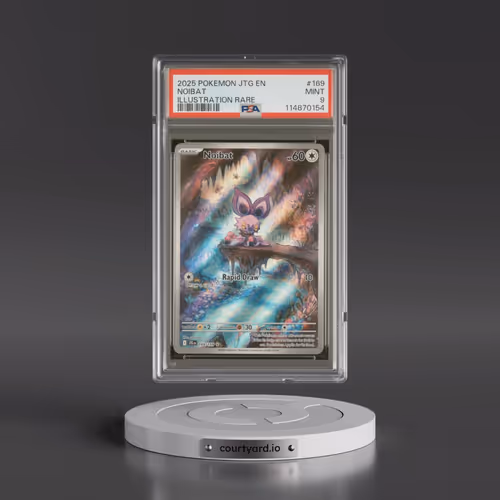 2025 Pokémon Jtg EN-Journey Together #169 Noibat - Illustration Rare (PSA 9 MINT)