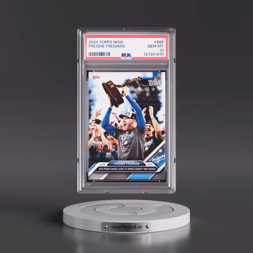 2024 Topps Now #886 Freddie Freeman (PSA 10 GEM MINT)
