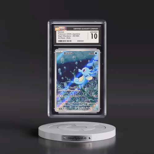2024 Pokémon Sv6a-Night Wanderer #067 Horsea - Art Rare (CGC 10 GEM MINT)