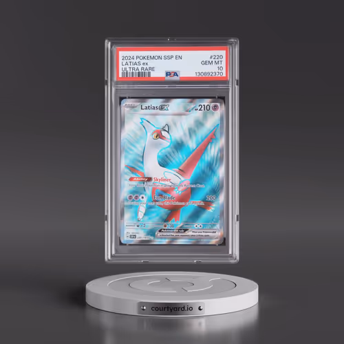 2024 Pokémon Ssp EN-Surging Sparks #220 Latias EX - Holo Ultra Rare (PSA 10 GEM MINT)