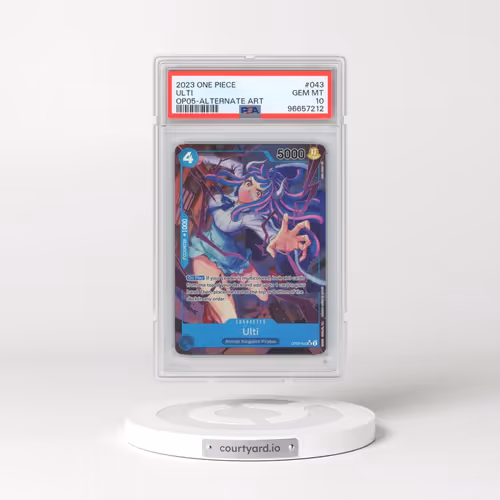 2023 One Piece OP05-Awakening of the New Era #043 Ulti - Alternate Art (PSA 10 GEM MINT)