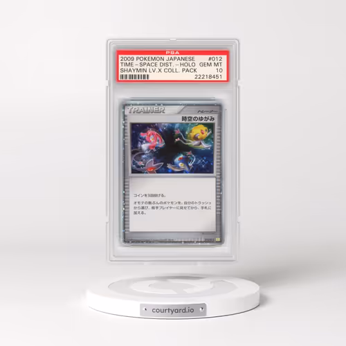 2009 Pokémon Shaymin LV.X Collection Pack #012 Time-Space Distortion - Holo (PSA 10 GEM MINT)
