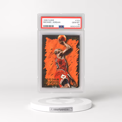 1996 Fleer #123 Michael Jordan (PSA 10 GEM MINT)