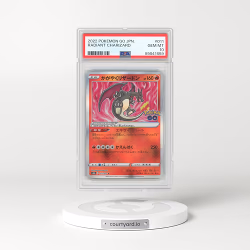 2022 Pokémon Go #011 Radiant Charizard - Holo (PSA 10 GEM MINT)