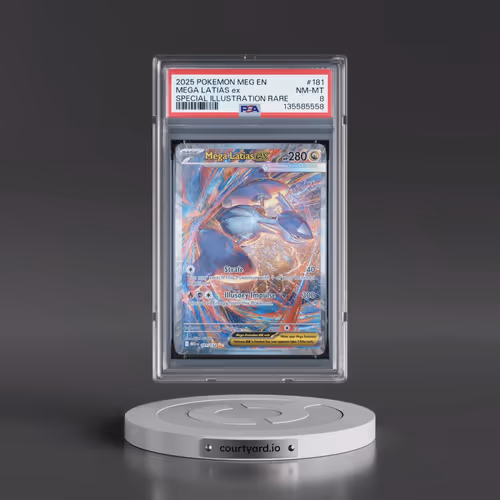 2025 Pokémon Meg EN-Mega Evolution #181 Mega Latias EX - Holo Special Illustration Rare (PSA 8 NM-MT