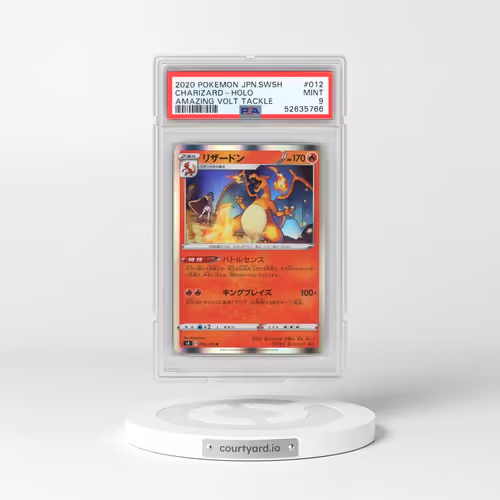 2020 Pokémon Sword & Shield Amazing Volt Tackle #012 Charizard - Holo (PSA 9 MINT)