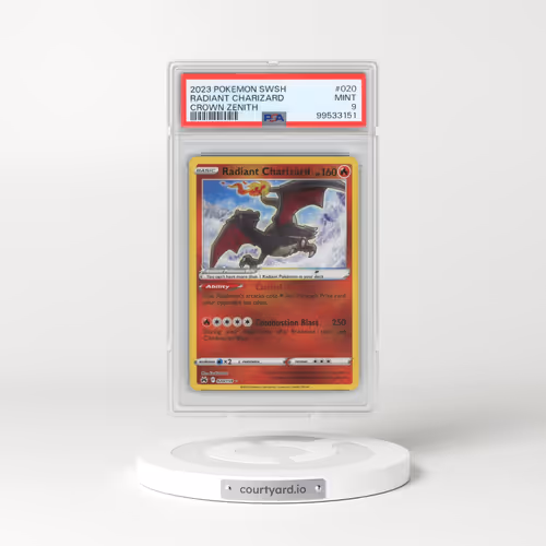 2023 Pokémon Sword and Shield Crown Zenith #020 Radiant Charizard - Holo (PSA 9 MINT)