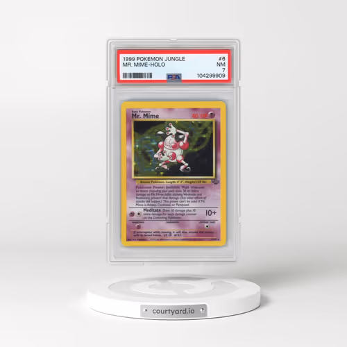 1999 Pokémon Jungle #6 Mr. Mime - Holo (PSA 7 NM)
