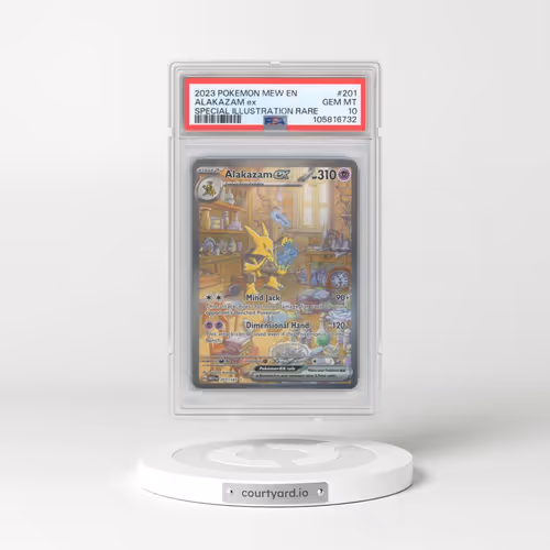 2023 Pokémon Mew EN-151 #201 Alakazam EX - Holo Special Illustration Rare (PSA 10 GEM MINT)