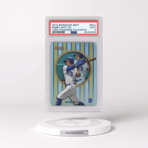 2019 Bowman's Best 1999 Franchise Favorites #BWJ Bobby Witt Jr. (PSA 9 MINT)