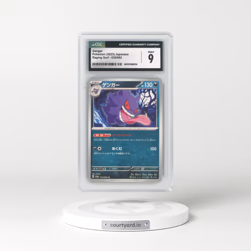 2023 Raging Surf #035/062 Gengar (CGC 9 MINT)