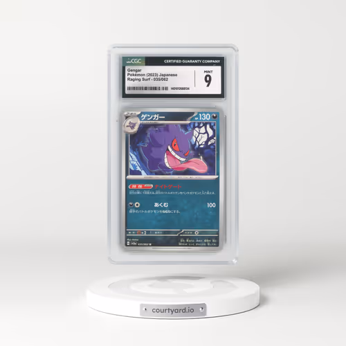 2023 Raging Surf #035/062 Gengar (CGC 9 MINT)