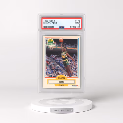 1990 Fleer #178 Shawn Kemp (PSA 9 MINT)