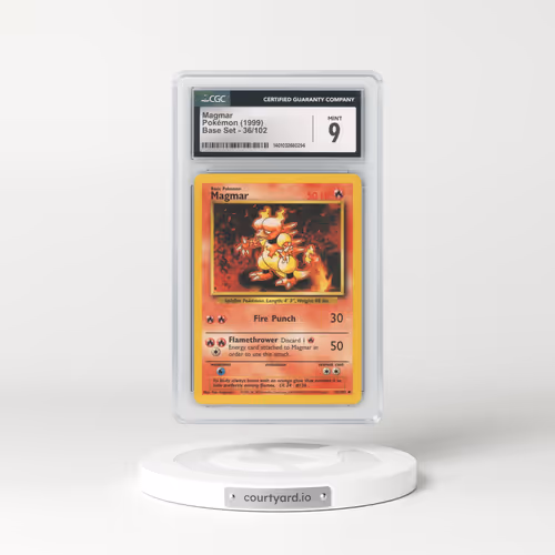 1999 Base Set #36 Magmar (CGC 9 MINT)