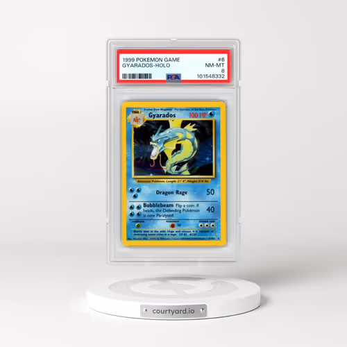 1999 Pokémon Game #6 Gyarados - Holo (PSA 8 NM-MT)