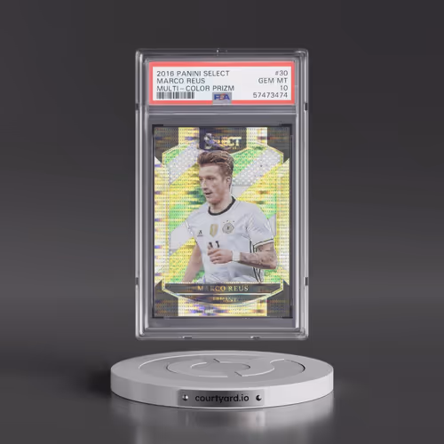 2016 Panini Select #30 Marco Reus - Multi-Color Prizm (PSA 10 GEM MINT)