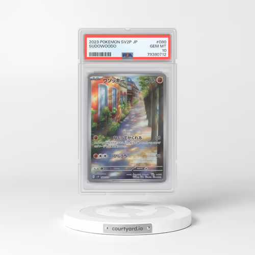 2023 Japanese Snow Hazard #80 Sudowoodo - Full Art Holo (PSA 10 GEM MINT)
