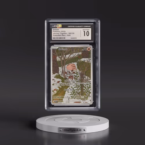 2025 Journey Together - JTG EN #165/159 Swinub - Illustration Rare Holo (CGC 10 GEM MINT)