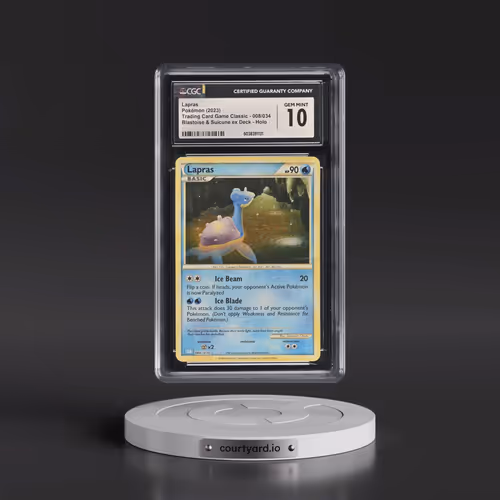 2023 Trading Card Game Classic - CLV, CLC, CLB #008/034 Lapras - Blastoise & Suicune ex Deck - C