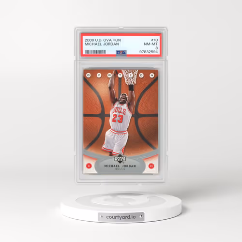 2006 Upper Deck Ovation #10 Michael Jordan (PSA 8 NM-MT)