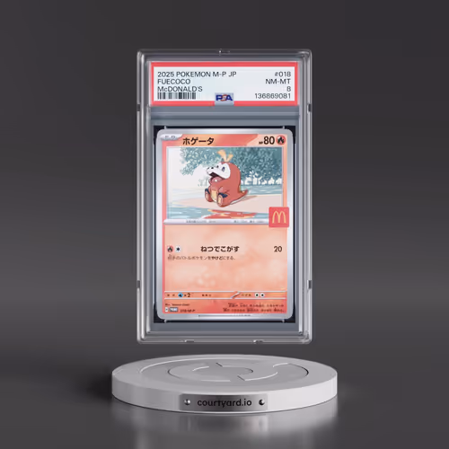 2025 Pokémon M-P Promo #018 Fuecoco - McDonald's (PSA 8 NM-MT)