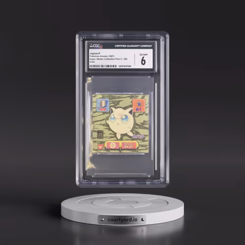 1997 Hyper Sticker Collection Part 2 (1997) #395 Jigglypuff - Gold (CGC 6 EX-NM)