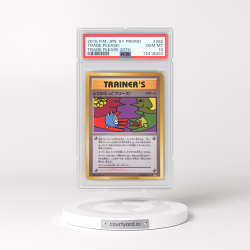 2016 Pokémon XY Promo #282 Trade Please! - Trade Please 20th (PSA 10 GEM MINT)
