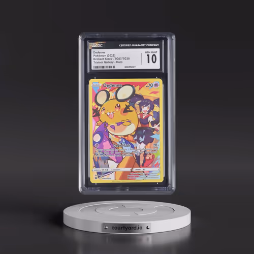 2022 Brilliant Stars #TG07/TG30 Dedenne - Character Rare (CGC 10 GEM MINT)