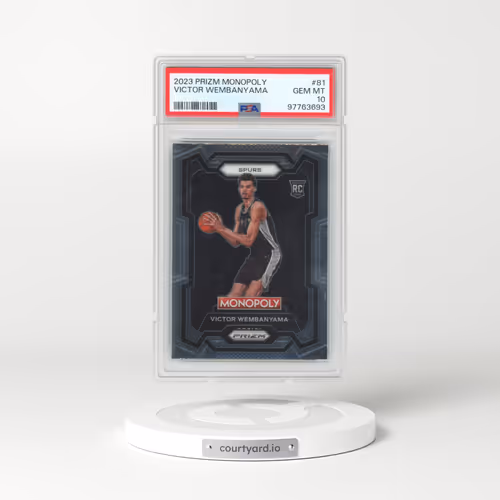 2023 Panini Prizm Monopoly #81 Victor Wembanyama (PSA 10 GEM MINT)