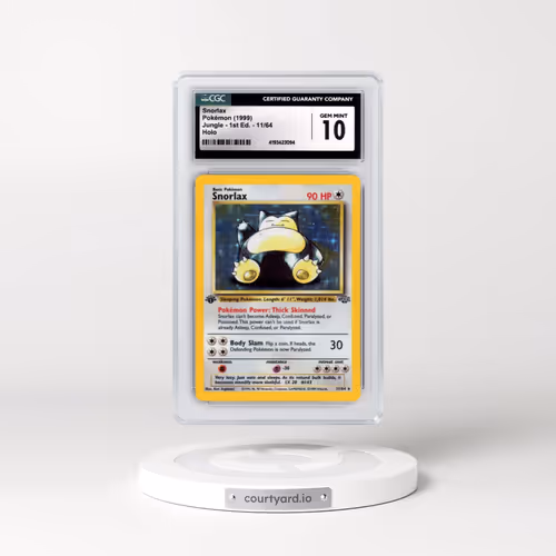1999 Jungle #11/64 Snorlax - 1st Edition Holo (CGC 10 GEM MINT)