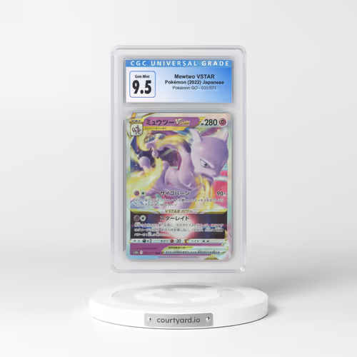 2022 Pokémon GO #031/071 Mewtwo VSTAR - Holo (CGC 10 GEM MINT)