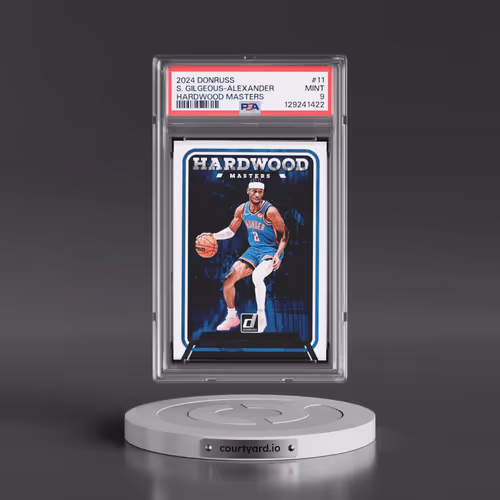 2024 Panini Donruss Hardwood Masters #11 Shai Gilgeous-Alexander (PSA 9 MINT)