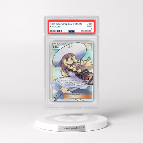 2017 Pokémon Sun & Moon #147 Lillie - Full Art (PSA 9 MINT)