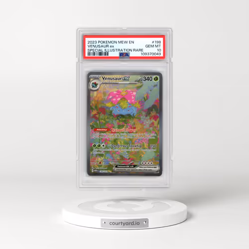 2023 Pokémon Mew EN-151 #198 Venusaur EX - Holo Special Illustration Rare (PSA 10 GEM MINT)