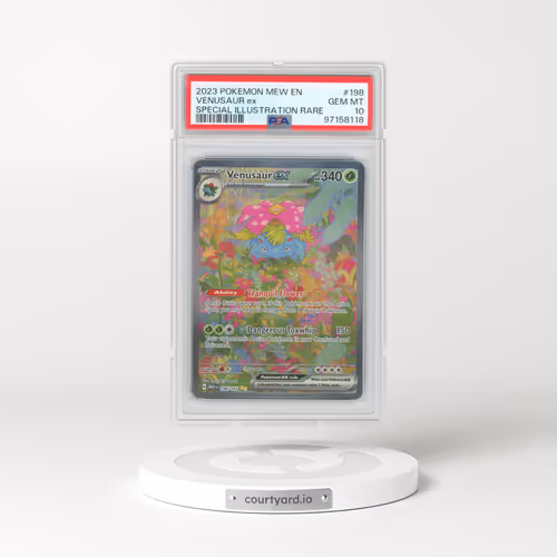 2023 Pokémon Mew EN-151 #198 Venusaur EX - Holo Special Illustration Rare (PSA 10 GEM MINT)