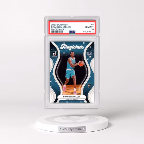 2023 Panini Donruss Magicians #5 Brandon Miller (PSA 10 GEM MINT)