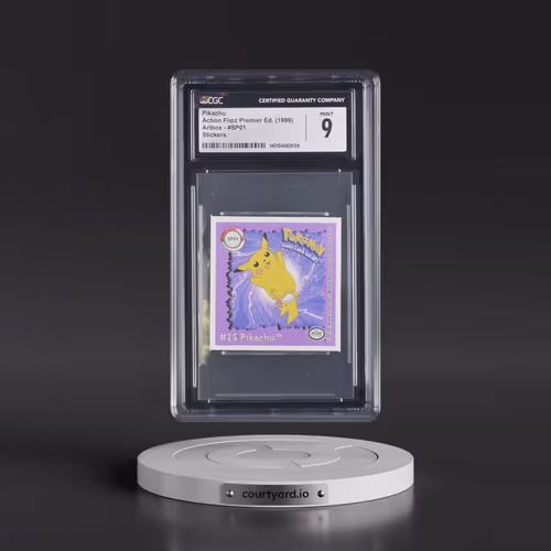 1999 Action Flipz Premier Edition (Artbox) - English #SP01 Pikachu - Stickers (CGC 9 MINT)