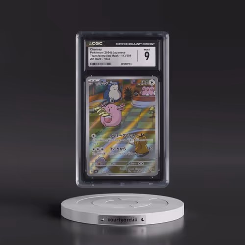 2024 Transformation Mask #113/101 Chansey - Art Rare Holo (CGC 9 MINT)