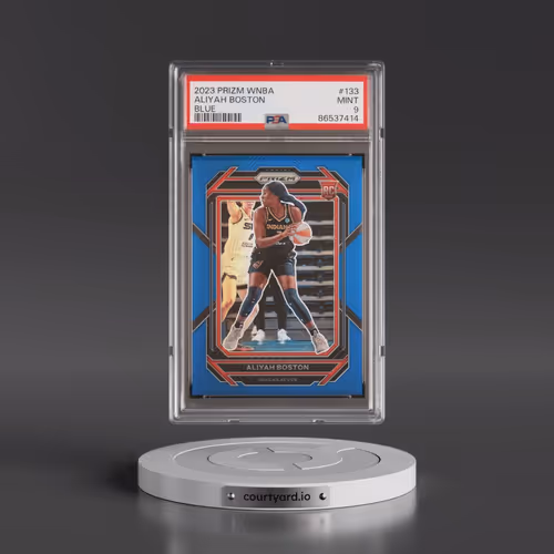 2023 Panini Prizm WNBA #133 Aliyah Boston - Blue (PSA 9 MINT)