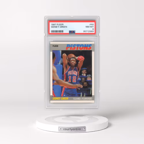 1987 Fleer #44 Sidney Green (PSA 8 NM-MT)