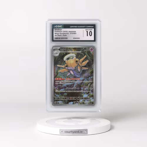 2025 Mega Symphonia - M1S #072/063 Shedinja - Art Rare Holo (CGC 10 GEM MINT)