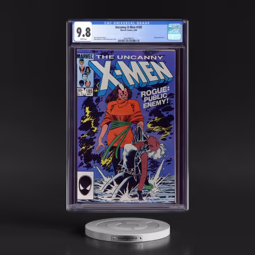 Uncanny X-Men #185 CGC 9.8 White Pages (Marvel Comics, 9/84)