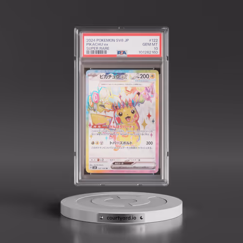 2024 Pokémon SV8-Super Electric Breaker #122 Pikachu EX - Holo Super Rare (PSA 10 GEM MINT)