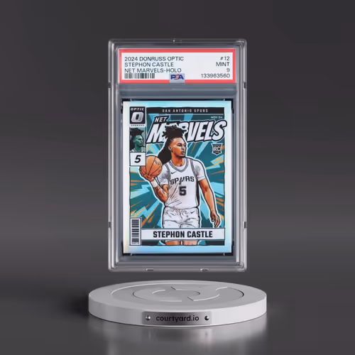 2024 Panini Donruss Optic Net Marvels #12 Stephon Castle - Holo (PSA 9 MINT)